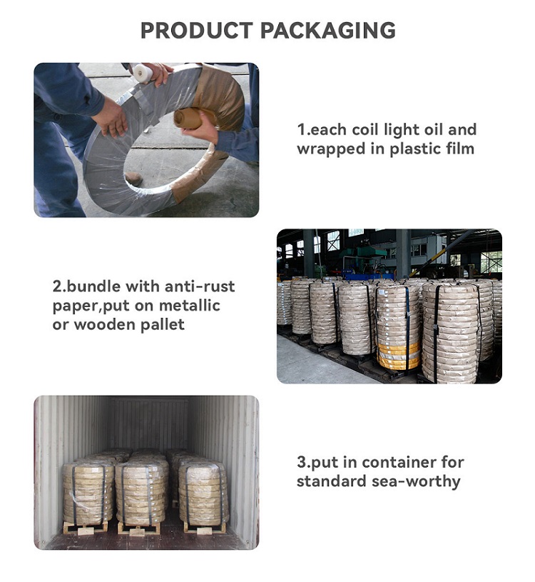 heat treatment blue spring steel strip for roller shutter door ...